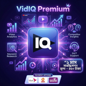 VidIQ Max Plan – 1 Month Subscription | YouTube Growth & Analytics Tool