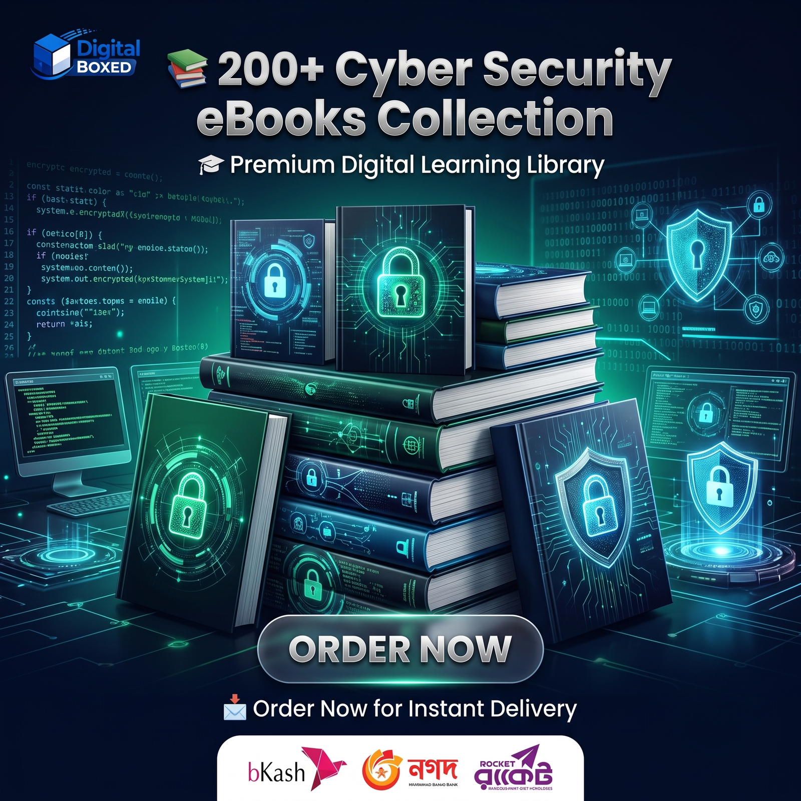 200+ Cyber Security eBooks Collection