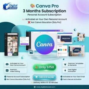 Canva Pro – 3 Months Subscription