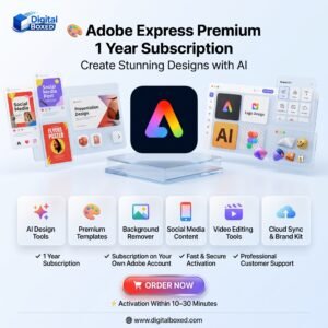 Adobe Express Premium – 1 Year Subscription